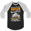 Motorcycles Papa 3/4 Sleeve Shirt