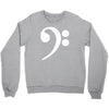 bass cleff funny Crewneck Sweatshirt