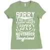 This Girl Is Taken By A Super Sexy November Boyfriend Ladies Fitted T-Shirt