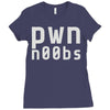 pwn noobs (2) Ladies Fitted T-Shirt