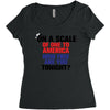 on a scale of one to america how free are you tonight Women's Triblend Scoop T-shirt