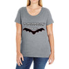 fear bats Ladies Curvy T-Shirt