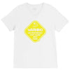 warning may...talking about fishing V-Neck Tee