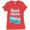 Country Road (f149) Ladies Fitted T-Shirt