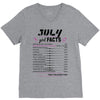 July Girl Facts Cancer V-Neck Tee