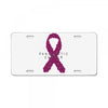 pancreatic cancer License Plate