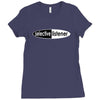 funny t shirt selective listener rude tee offensive shirt Ladies Fitted T-Shirt