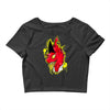 warning Crop Top