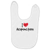 I Love Acupuncture Baby Bibs