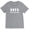 boys with blue eyes V-Neck Tee