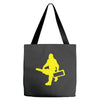sasquatch guitar gear  funny bigfoot yeti comic monster retro Tote Bags