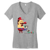 veggies are life Women's V-Neck T-Shirt