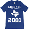 legends are born in 2001 hoodie 9 T-Shirt
