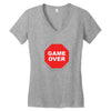 over Women's V-Neck T-Shirt