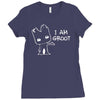 baby groot Ladies Fitted T-Shirt
