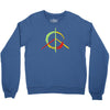 peace simbol Crewneck Sweatshirt