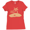 what's up beaches (2) Ladies Fitted T-Shirt