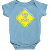 baby on board bumper sticker decal safety cute funny Baby Onesie
