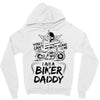 You Cant Scare Me I am Biker Daddy Zipper Hoodie