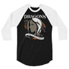 dragons are a girl's best frien 3/4 Sleeve Shirt