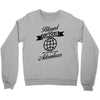 blessed are the curious for they shall have adventures Crewneck Sweatshirt