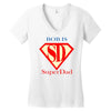 bob is super dad Women's V-Neck T-Shirt