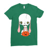 skull bunny Ladies Fitted T-Shirt