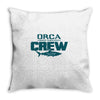 orca crew Throw Pillow