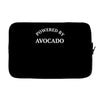 powered by avocado Laptop sleeve