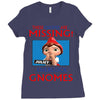 Sherlock Gnomes Ladies Fitted T-Shirt