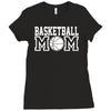 basketball mom Ladies Fitted T-Shirt