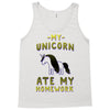 my unicorn ate my homework Tank Top