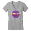 what's up jerks Women's V-Neck T-Shirt
