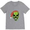 santa clous skeleton V-Neck Tee