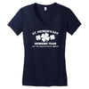st patricks day drinking team Women's V-Neck T-Shirt