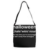 Halloween Definition T-Shirt Funny Halloween Gift Adjustable Strap Totes