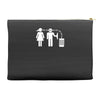 bla bla bla  fun shirt herrentag kult Accessory Pouches