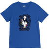 girl snake skull V-Neck Tee
