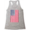 t-rex vintage american flag Racerback Tank