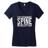 i've seen more spine in jellyfish Women's V-Neck T-Shirt