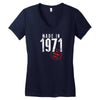 Made In 1971 All Original Parts Women's V-Neck T-Shirt