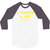 i kissed a boy 3/4 Sleeve Shirt