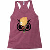 funny black gamming Racerback Tank
