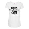 drink triple Maternity Scoop Neck T-shirt