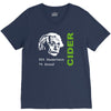 albert einstein theory of 7% proof geeky science cider scrumpy drinkin V-Neck Tee