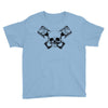 skull pisto Youth Tee