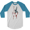 peace and love usa flag 3/4 Sleeve Shirt