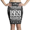 vintage made in 1959 perfectly aged a living legend Pencil Skirts