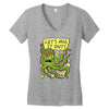 lets hug it out (2) Women's V-Neck T-Shirt