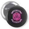 lady luck smile on me Pin-back button